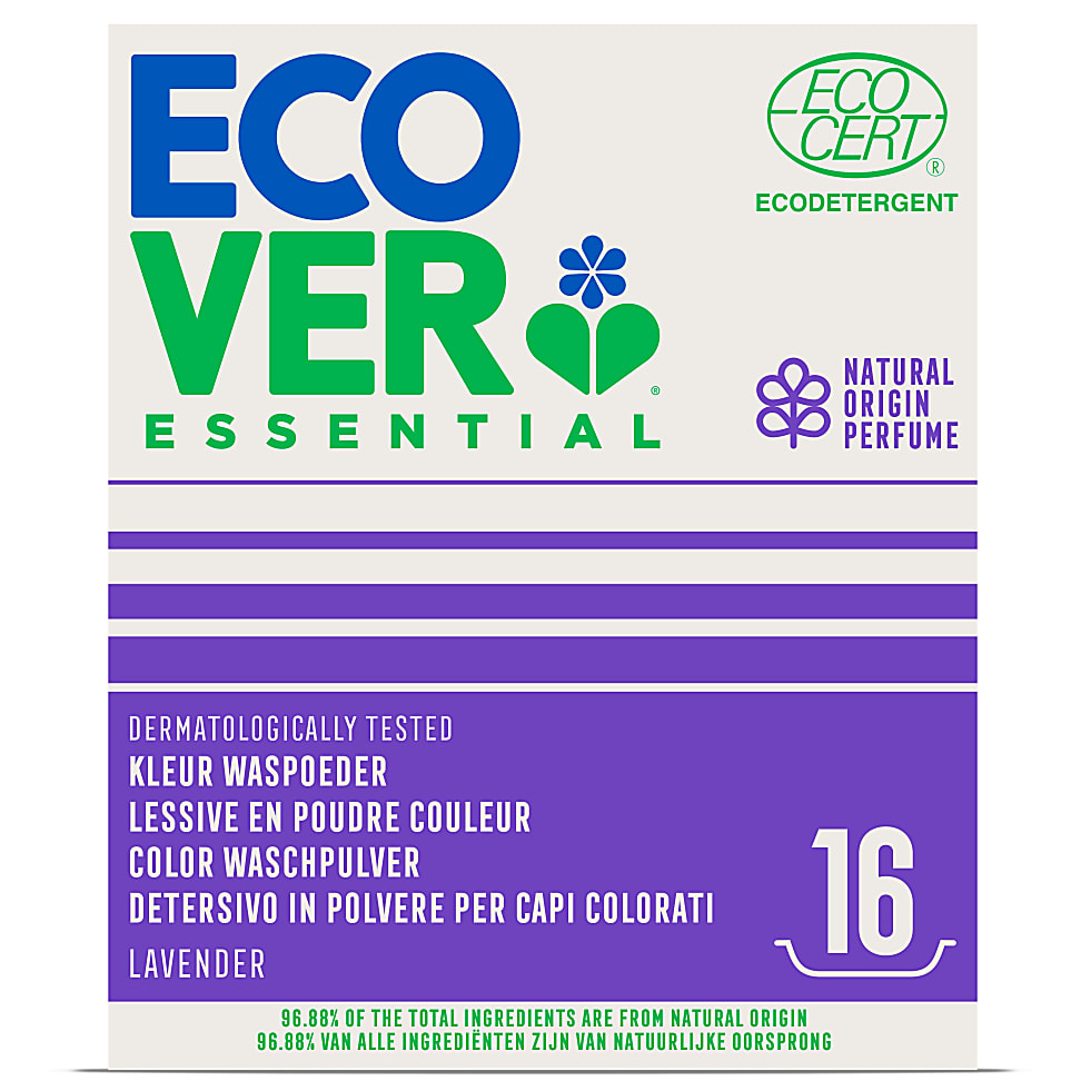 Ecover Essential Color Waschpulver Lavendel – 1200 g