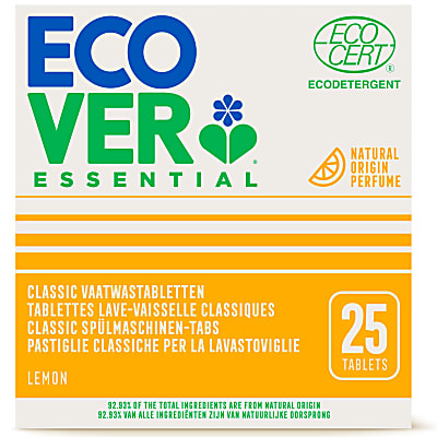 Ecover Essential Classic Spülmaschinen-Tabs Zitrone - 25 Tabs
