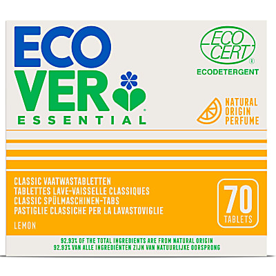 Ecover Essential Classic Spülmaschinen-Tabs Zitrone - 70 Tabs