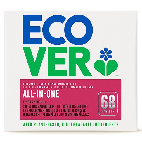 Ecover All In One Spülmaschinentabs - 68 Tabs
