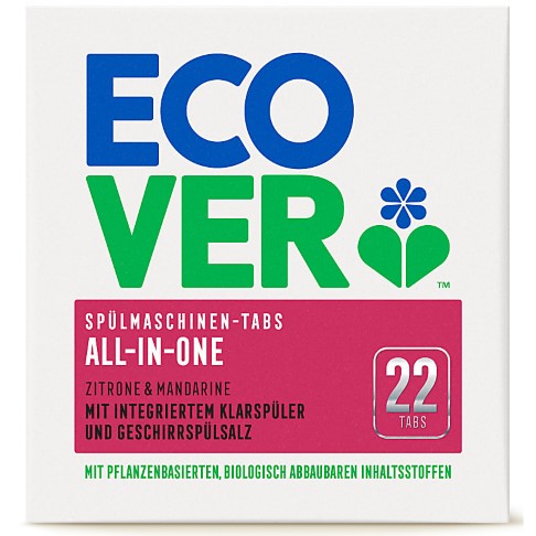 Ecover All in One Spülmaschinentabs - 22 Tabs