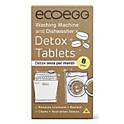 Ecoegg Detox-Tabletten für Waschmaschine und Geschirrspüler - 8 Stück