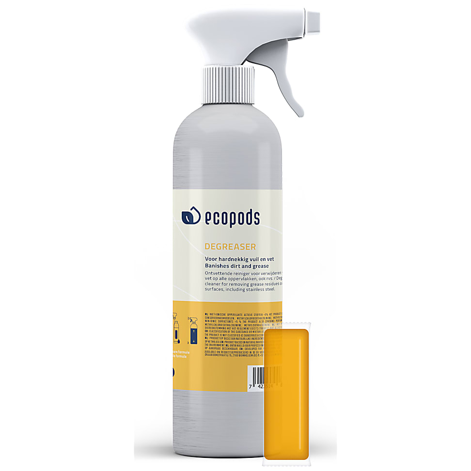 Ecopods Aluminium-Sprühflascher und Entfetter (+ Kapsel)