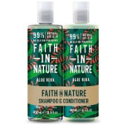 Faith in Nature Aloe Vera Doppelpack Shampoo & Haarspülung