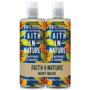 Faith in Nature Grapefruit & Orange Doppelpack Duschgel & Schaumbad