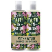 Faith in Nature Wild Rose Doppelpack Shampoo & Conditioner