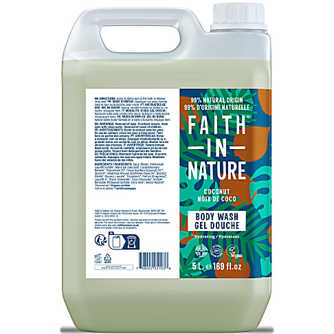 Faith in Nature Coconut Duschgel & Schaumbad 5L