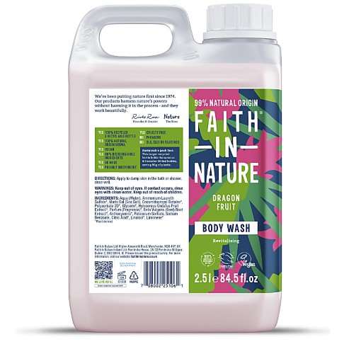 Faith in Nature Dragon Fruit Duschgel & Schaumbad 2.5L