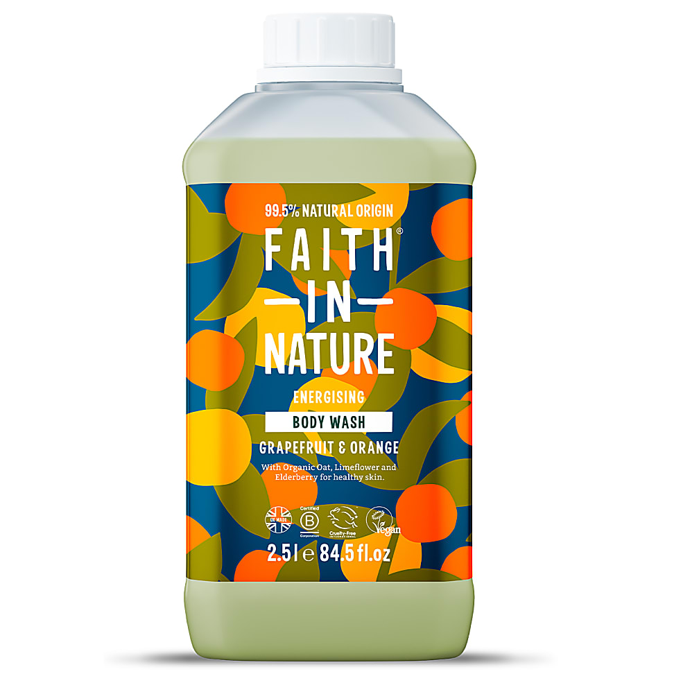 Faith in Nature Grapefruit & Orange Duschgel & Schaumbad 2.5L