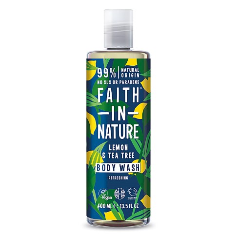 Faith in Nature Lemon & Tea Tree Duschgel & Schaumbad