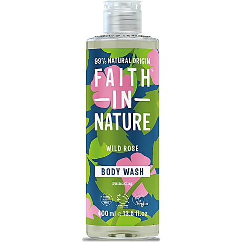 Faith in Nature Wild Rose Duschgel & Schaumbad