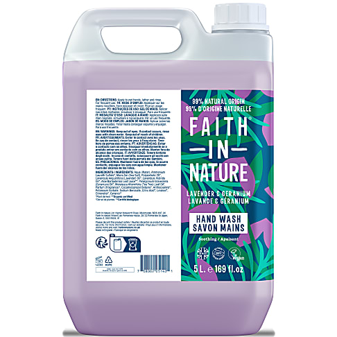 Bild von Faith in Nature Lavender & Geranium Handseife - 5L