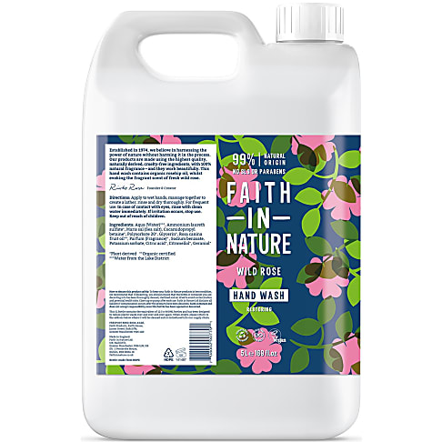 Bild von Faith in Nature Wild Rose Handseife 5L