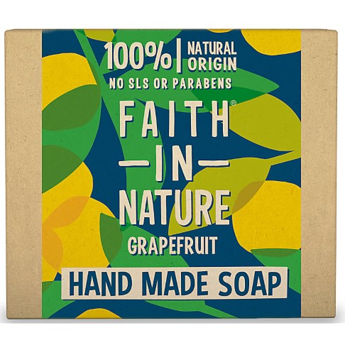 Bild von Faith in Nature Hand Made Grapefruit Soap - Seifenstück