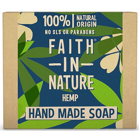 Bild von Faith in Nature Hand Made Hemp Soap - Seifenstück
