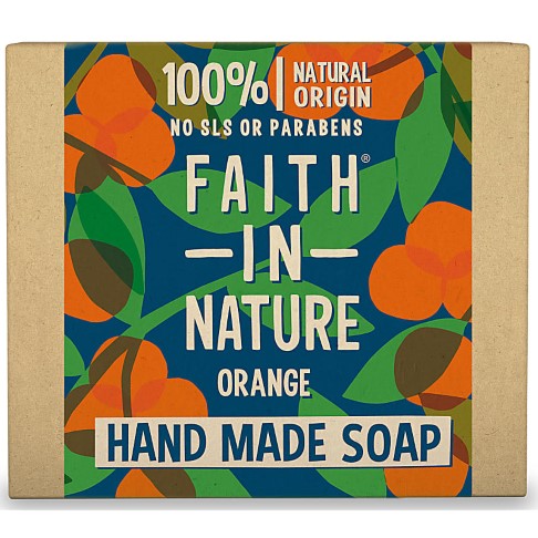 Faith in Nature Hand Made Orange Soap - Seifenstück