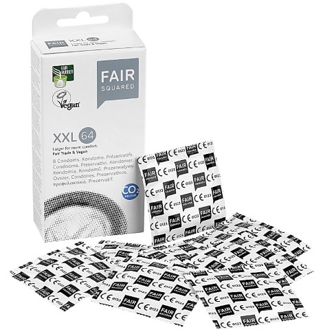 Fair Squared Fairtrade Kondome XXL - 8 St.