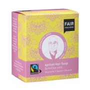Fair Squared Apricot Hair Soap Sensitive Skin 80 g - Haarseife empfindliche Kopfhaut