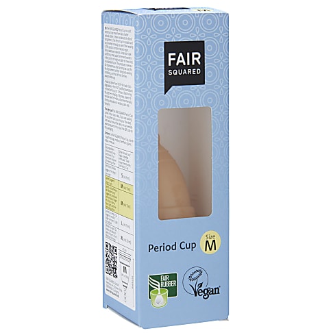 Fair Squared Period Cup M - Mensturationstasse aus Naturkautschuk