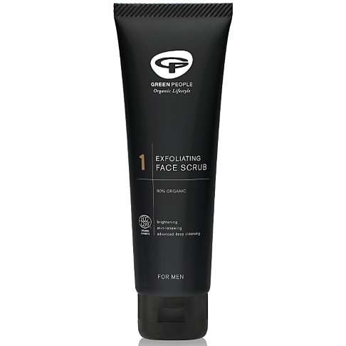 Green People For Men 1 - Exfoliating Face Scrub - Gesichtspeeling für Männer 125 ml