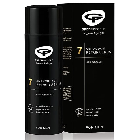 Green People For Men 7 Antioxidant Repair Serum - Reparierendes Gesichtsserum 50 ml