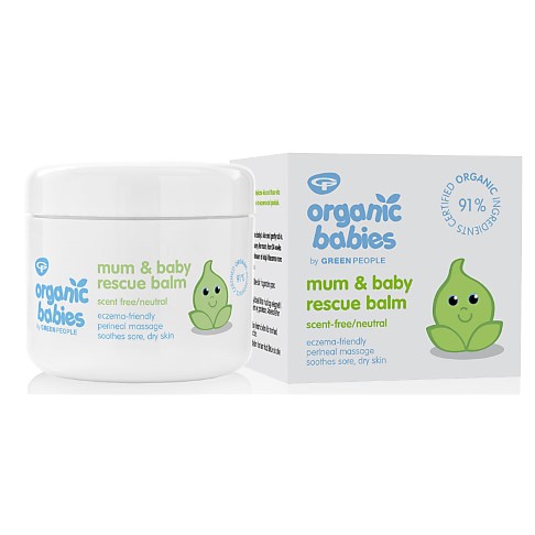 Green People Mum & Baby Rescue Balm - Pflegebalsam ohne Duft 100 ml