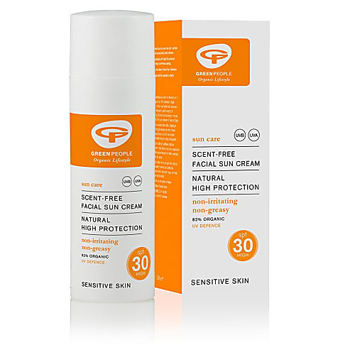 Green People Facial Sun Cream - Sonnencreme für das Gesicht LSF 30