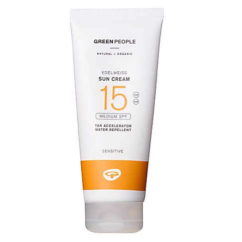 Green People Natural Sun Lotion LSF 15 mit Bräunungsbeschleuniger 200 ml