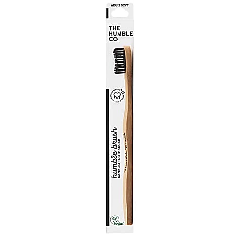 Humble Brush  - Bambus Zahnbürste für Erwachsene Schwarz