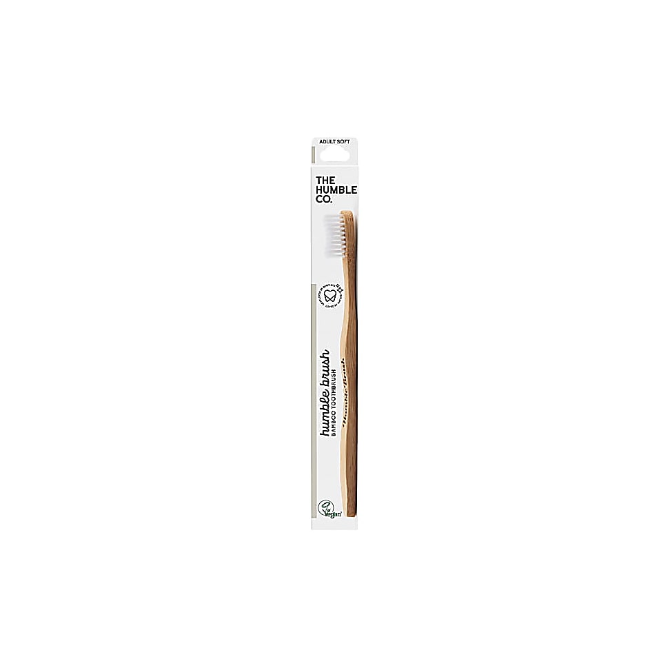 Humble Brush - Bambus Zahnbürste für Erwachsene Weiss