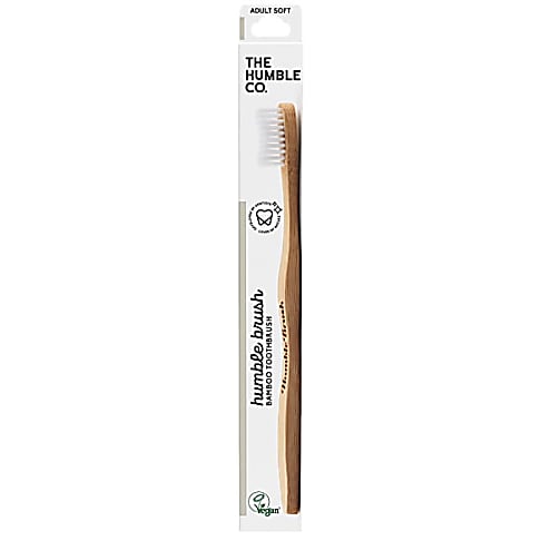 Humble Brush - Bambus Zahnbürste für Erwachsene Weiss