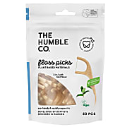 The Humble Co Zahnseide Picks Mint 50 Stück - Einzeldraht