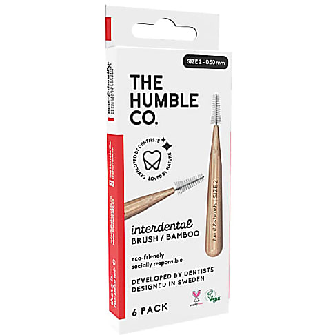 Humble Bamboo Interdental Brush - Interdentalbürsten Rot