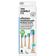 The Humble Co. Bambus-Aufsteckbürsten für Philips Sonicare Reminder - Soft (4 Stück)