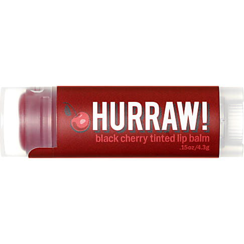 Hurraw Black Cherry Tinted Lip Balm - Schwarzkirsche Lippenbalsam