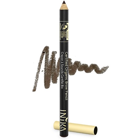 Bild von INIKA Certified Organic Brow Pencil Dark Brunette - Augenbrauenstift