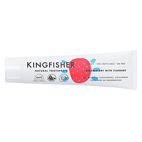 Kingfisher Kinderzahnpasta Erdbeere mit Fluorid
