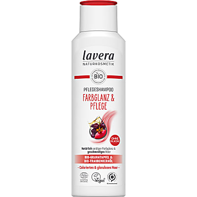 Lavera Farbglanz & Pflege Shampoo - Bio Granatapfel & Bio Traubenkernöl