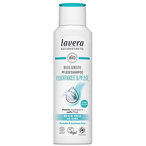 Lavera Basis Sensitiv FEUCHTIGKEIT & PFLEGE Shampoo mit Bio Aloe Vera & Bio Quinoa