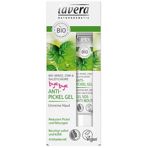Lavera Anti-Pickel Gel mit Bio-Minze, Zink & Salicylsäure