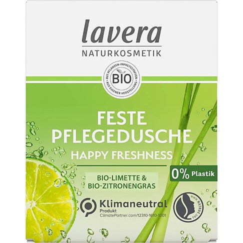 Lavera Feste Pflegedusche Happy Freshness mit Bio Limette & Bio Zitronengras