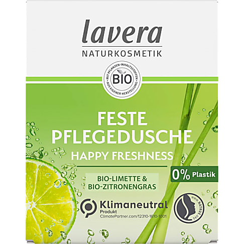 Lavera Feste Pflegedusche Happy Freshness mit Bio Limette & Bio Zitronengras