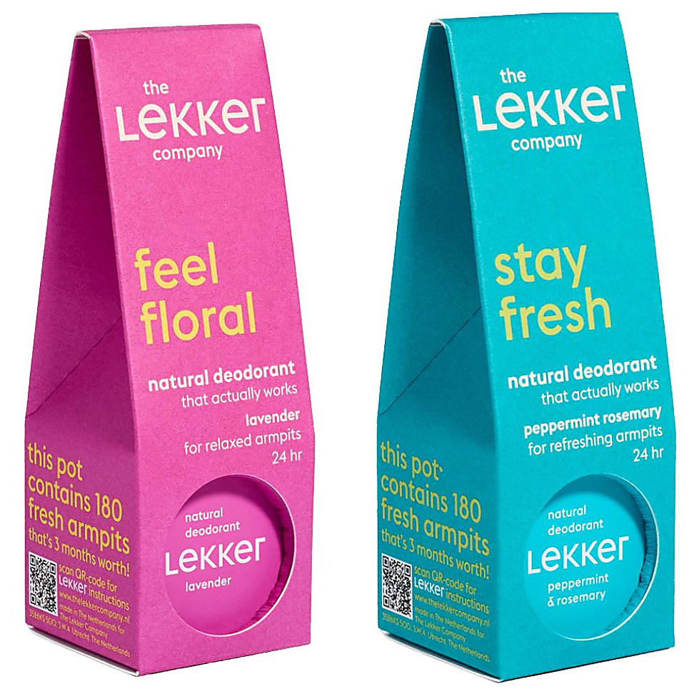 The Lekker Company Deodorant Lavendel & Pfefferminze Set