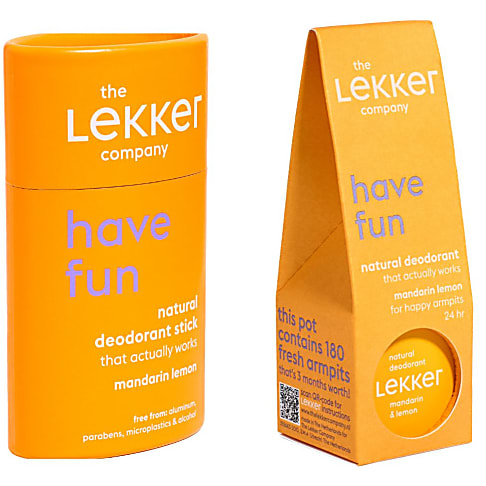 The Lekker Company Deodorant Mandarine & Zitrone Set