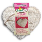 LoofCo Bath-Time Loofah - Luffa in Herzform