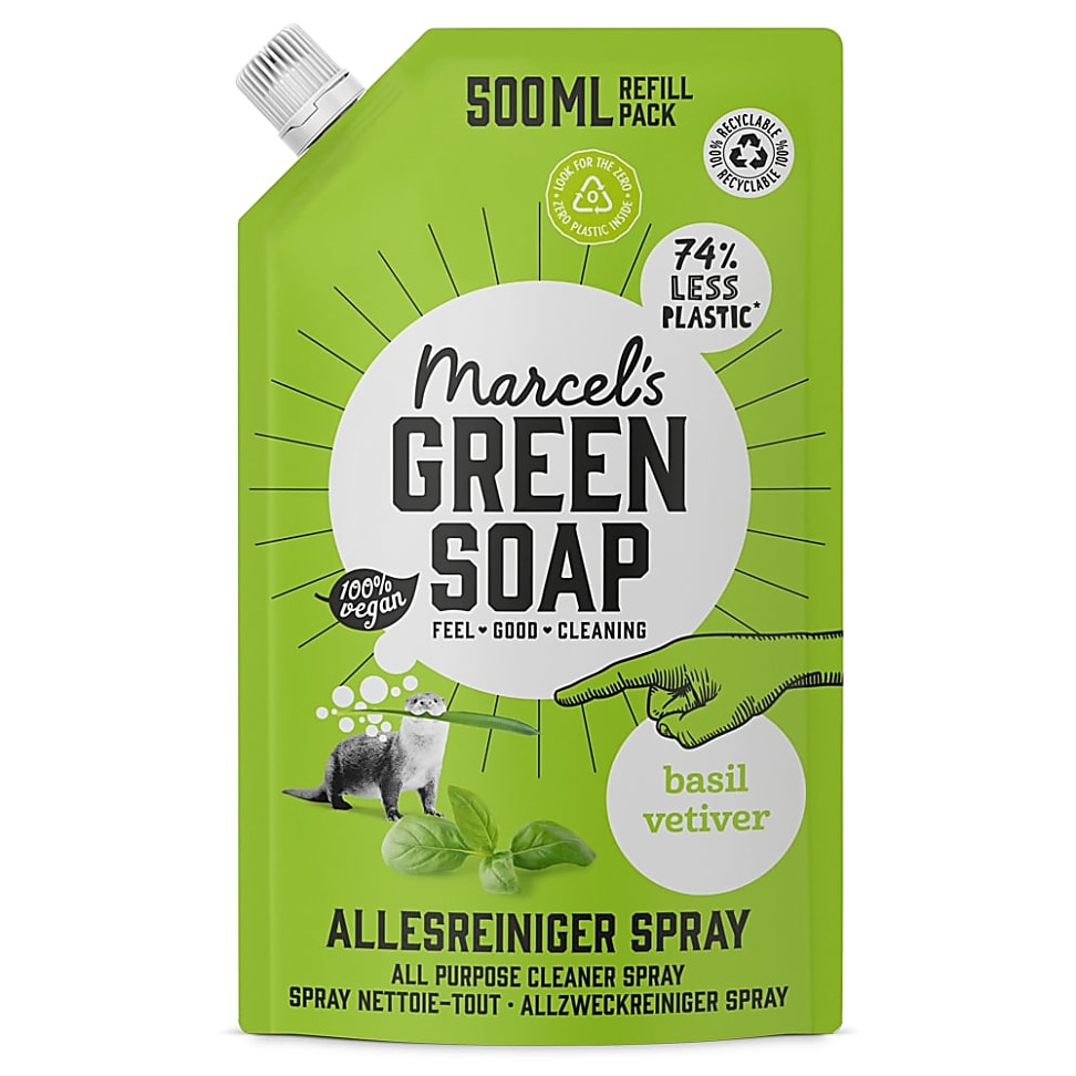 Marcel's Green Soap Allesreiniger Spray Basilikum & Vetiver Nachfül...