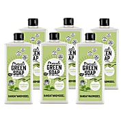 Marcel's Green Soap Geschirrspülmittel Basilikum & Vetivergras (6x 500ml)