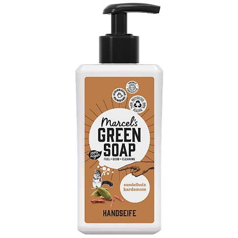 Bild von Marcel's Green Soap Handseife Sandelwood & Cardamom - Sandelholz & Cardamom