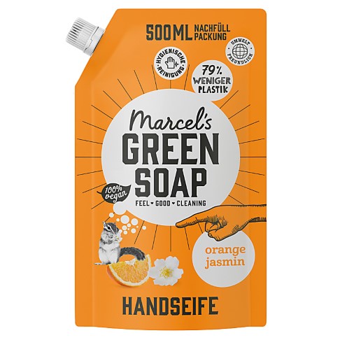 Bild von Marcel's Green Soap Handseife Orange & Jasmine - Orange & Jasmin 500ml