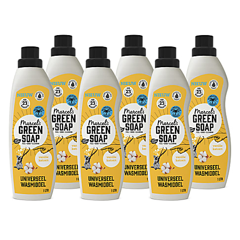 Bild von Marcel's Green Soap Waschmittel Vanille & Baumwolle (6x1L)
